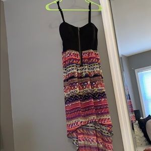 Black Tribal Flowy dress